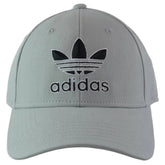 Adidas Originals Icon 2.0 Stone Gray & Black Hat Trefoil Logo Snapback Cap